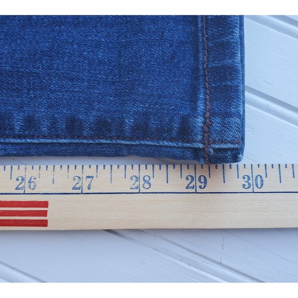 Judy Blue Slim Fit Womens Jeans Size 7/28 Blue Denim Mid Rise Dark Wash - Picture 7 of 10